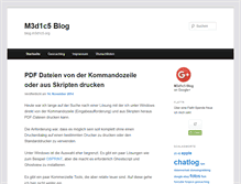 Tablet Screenshot of blog.m3d1c5.org